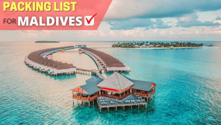 maldives packing list