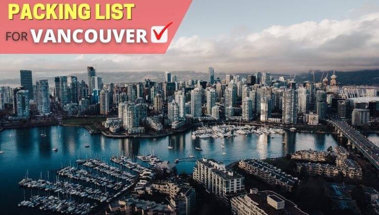 vancouver packing list